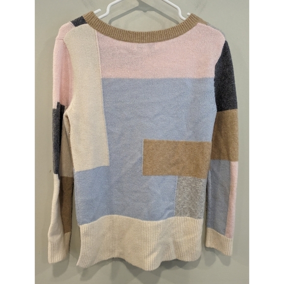 Adam Lippes Collective Patchwork Crewneck Sweater Size Small - Picture 3 of 8